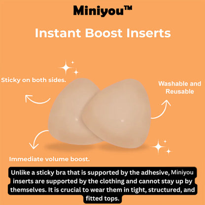 Miniyou™ Sticky Inserts - Instant Boost Non-Adhesive Nip Covers