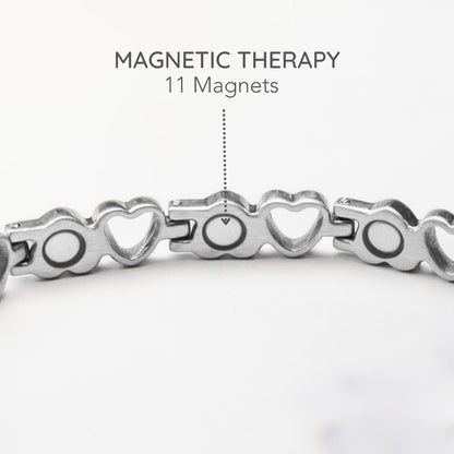 Cordate Ion Lymphatic Therapeutic Titanium Bracelet