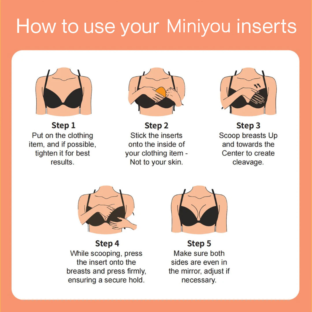 Miniyou™ Sticky Inserts - Instant Boost Non-Adhesive Nip Covers