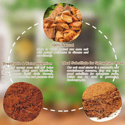 🥥Premium Organic Coconut Coir Bricks for Plants
