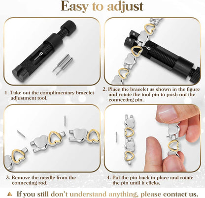 Cordate Ion Lymphatic Therapeutic Titanium Bracelet