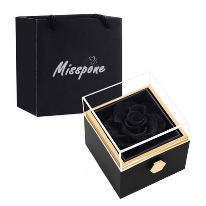 ROTATING ETERNAL ROSE GIFT BOX